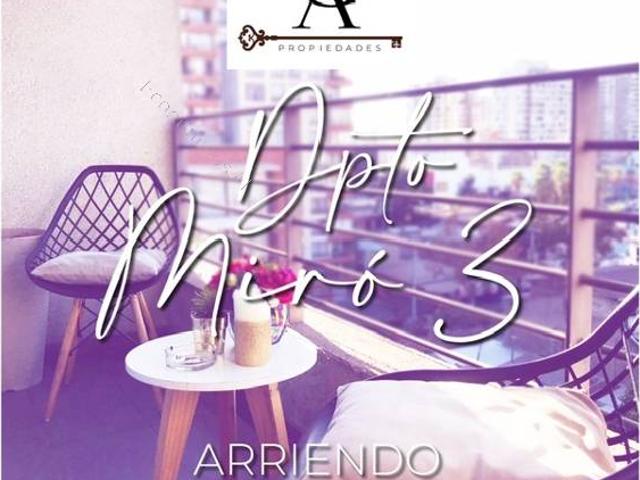 Arriendo excelente y amplio departamento en Ñuñoa