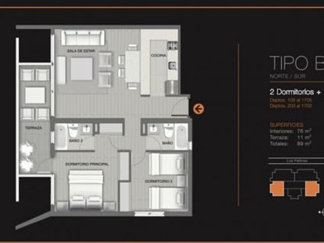 Arriendo lindo Depto en Av Escriva de Balaguer, Concon