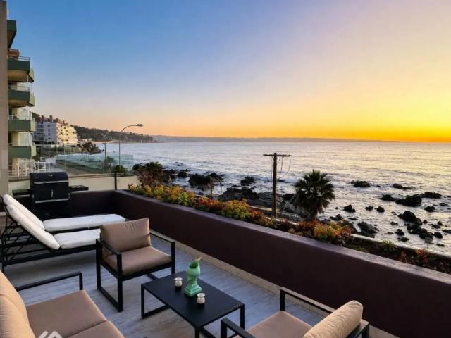 arriendo, pent house reñaca 1 linea
