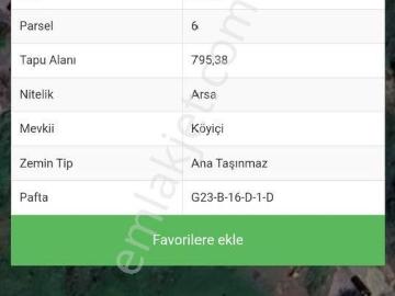 Arslan Gayrimenkul'den, Belen Köyü'nde 795m2 İmarlı, Müstakil Ev