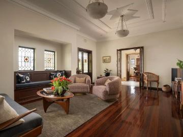Art Deco Elegance and Timeless Character in a Coveted New Farm Street
