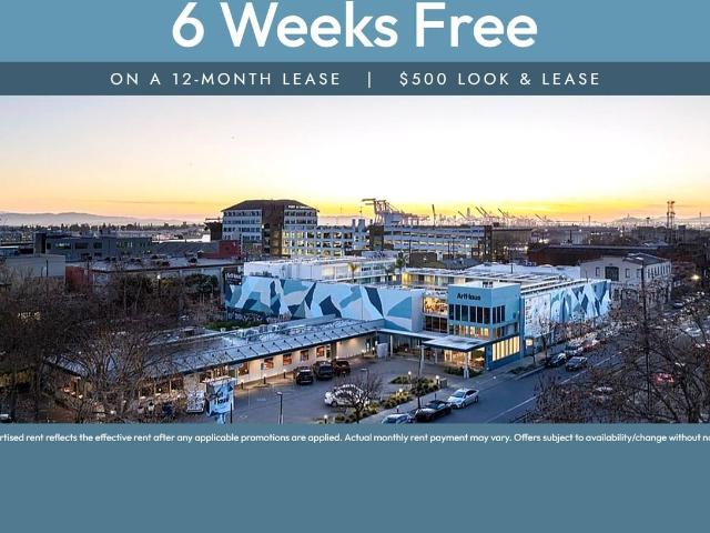 ArtHaus Jack London Studio Apartment for Rent at 233 Broadway, Oakland, CA 94607 Produce and Waterfront