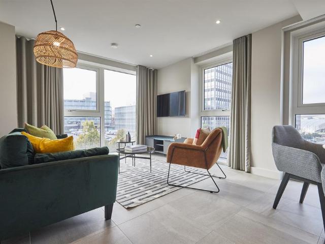 at Angel Gardens, 1 Rochdale Road. 2 bed apartment to rent £1,935 pcm £447 pw