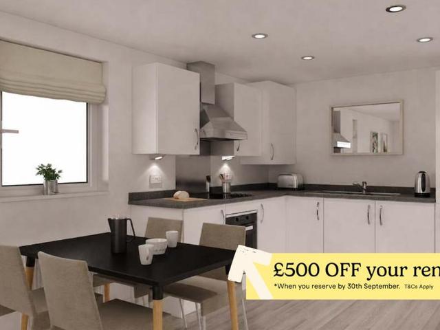 at Nationwide, 17 Brook View, 45. 1 bed apartment to rent £865 pcm £200 pw