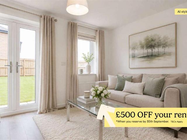 at Nationwide, 5 Honeysuckle Gardens. 2 bed end of terrace house to rent £880 pcm £203 pw