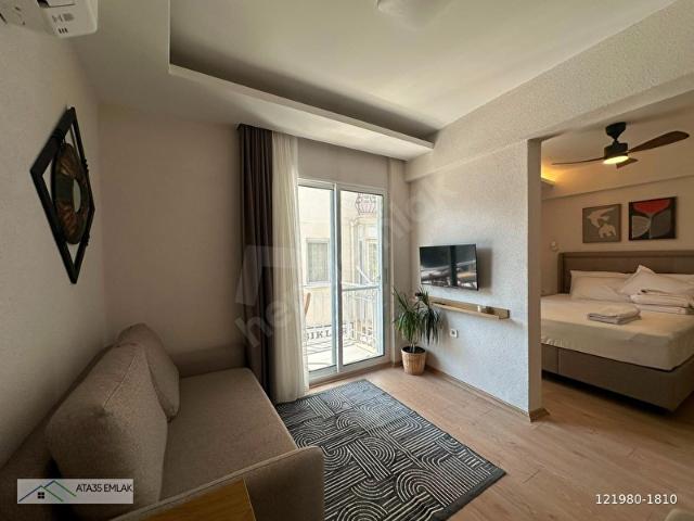 ATA35'TEN FOÇA MERKEZDE EŞYALI KİRALIK 1+1 LÜX DAİRE