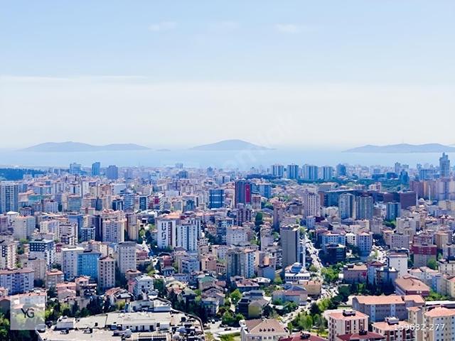 Ataşehir Modern. Adalar ve Deniz Manzaralı. Çift Cephe. SIFIR