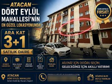 Atacan,dan Dörteylülmahallesi Fırsat! Merkezi Konumda 3+1