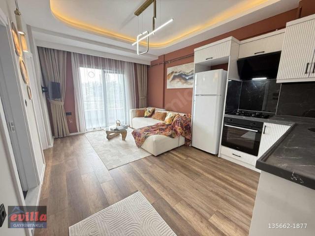 ATAKUM KÖRFEZ DENİZ MANZARALI SATILIK EŞYALI 1+1 DAİRE
