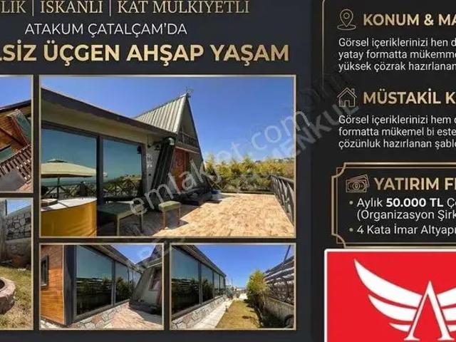 Çatalçam / Projeli İskanlı / Sıfır Eşyalı / Anahtar Teslim