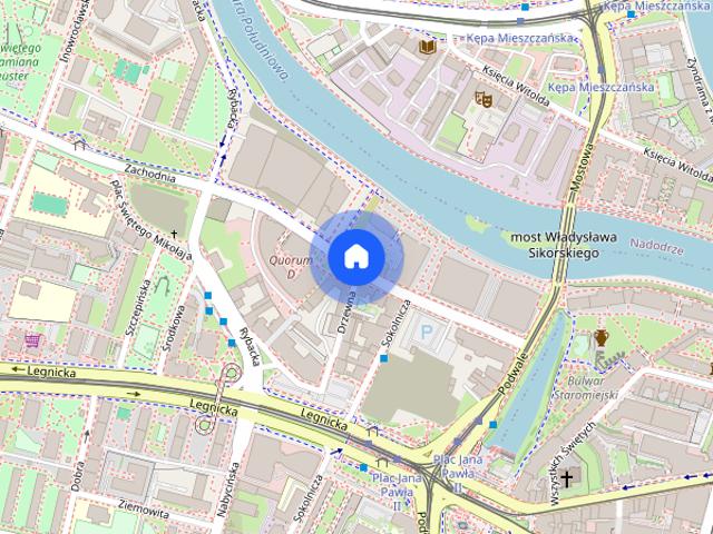 Atal Towers, Wrocław Centrum Umeblowane 2 pokojowe mieszkanie