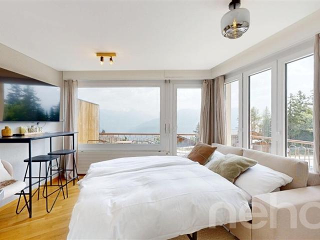 Atemberaubendes, sonniges Studio in Crans Montana