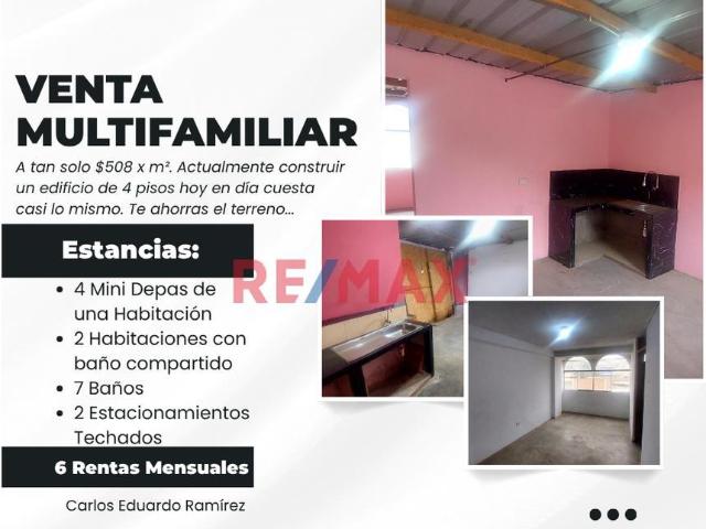 ¡Atención Inversionistas! Edificio Multifamiliar En Manchay – 10% Rentabilidad Anual