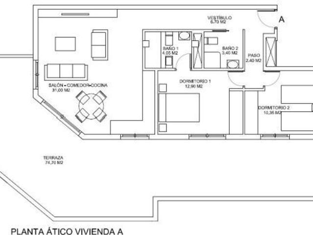 Ático a estrenar en Cieza