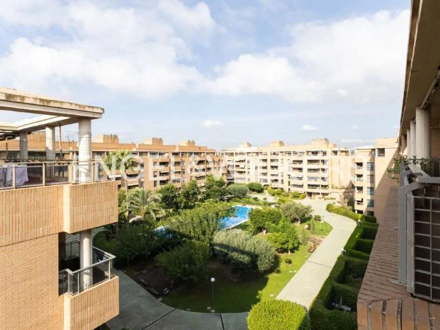 Ático con piscina en alquiler en Campanar