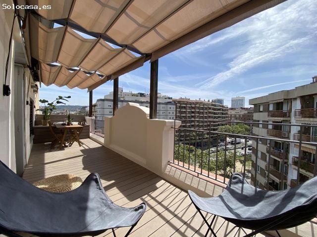 Ático con terraza, luz y potencial
