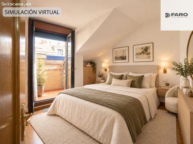 Ático de 2 habitaciones con garaje y trastero en el centro de Villaviciosa
