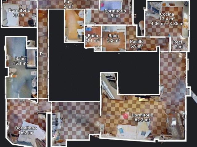 Ático de 3 habitaciones en venta en Benifaió