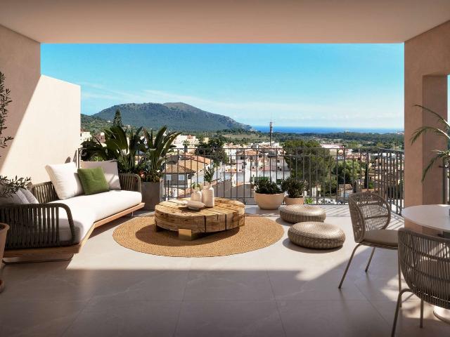 Ático en venta en Baleares Capdepera, Capdepera Poble. Capdepera Ático de obra nueva con vistas panorámicas y al mar, propiedad 8879. Áticos.