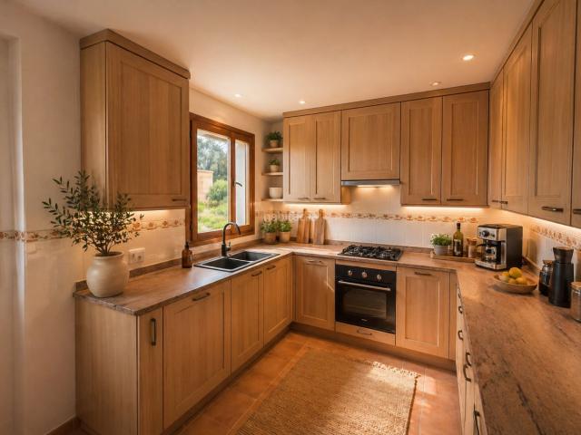Ático en venta en Baleares Santa Margalida, Santa Margalida Poble. Apartamento de estilo mediterráneo con azotea y vistas panorámicas ?EUR? 395 000 En las tranquilas afueras de Santa Margalida, co.