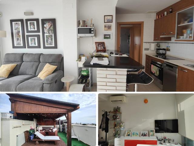 Ático en venta en Coma ruga, El francas Costa Dorada. Atico con vitas al mar, acensor, y parking y piscina en Comaruga. Áticos.