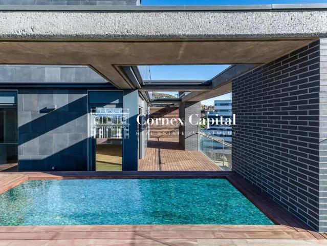 Ático en venta en Esplugues de Llobregat, Finestrelles. Espectacular Ático a estrenar con 134m2 de terraza con piscina privada. Áticos Esplugues de.