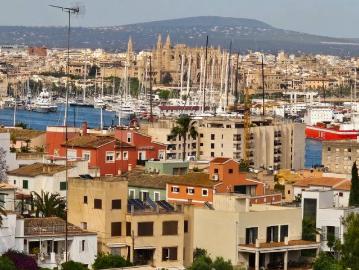 Plaça de la Porta del Camp, Ciutat Antigua, Palma de Mallorca, Mallorca, Islas Baleares