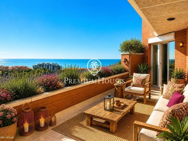 Ático en venta en Sitges, Les Botigues de Sitges Costa Dorada. Ático con vistas al mar en Les Botigues de Sitges. Áticos.