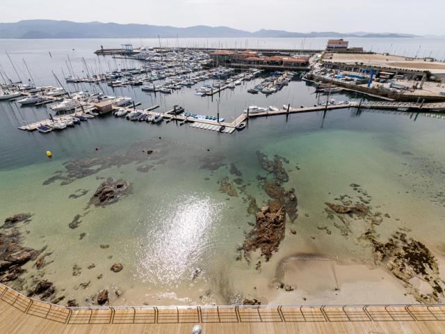 Ático singular a la venta en el centro de Sanxenxo con vistas a la ría