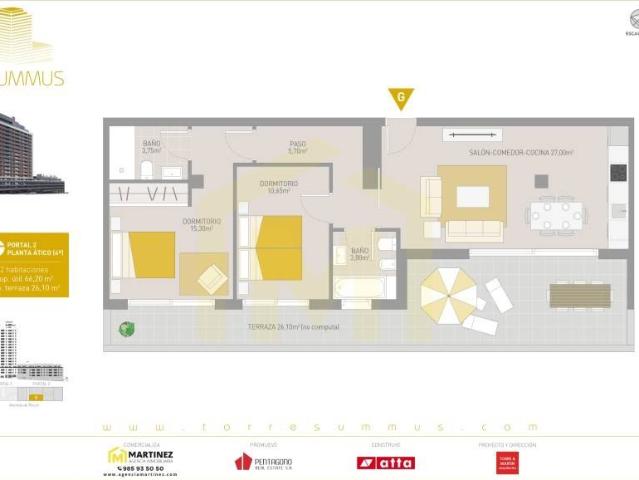 Ático/Buhardilla en Venta en Gijón