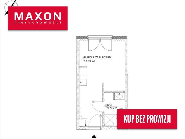 Funkcjonalny lokal biurowy 22 m² w Wilanowie polecam!