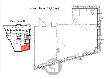 Atrakcyjny lokal usługowy 35 m2 z recepcją i WC