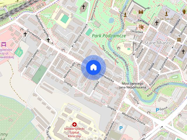 Atrakcyjne 2 pokojowe w centrum Olsztyn