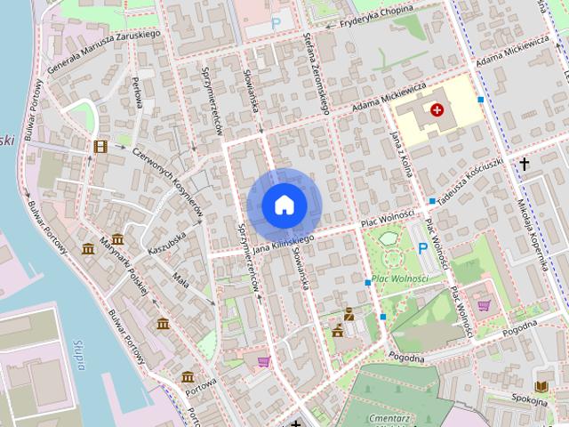 Atrakcyjne, 3 poziomowe mieszkanie z poddaszem – centrum Ustki
