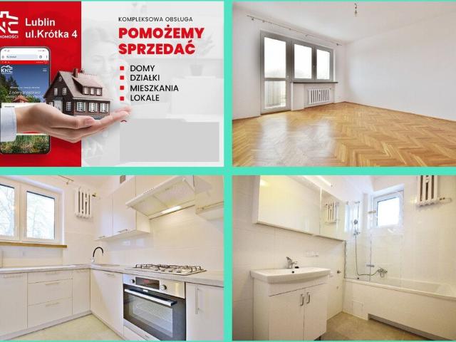 Na sprzedaż przestronne 3 pokojowe mieszkanie z balkonem i garażem