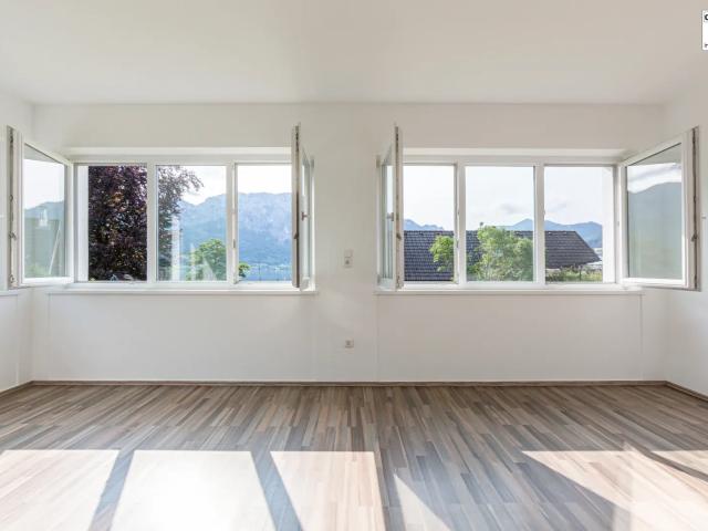 Attersee erleben – Haus mit privatem Badesteg und Seeblick zur Miete