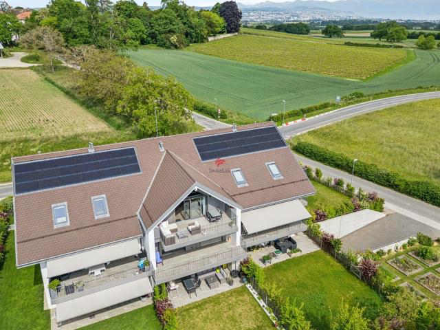 Attic apartment with 4.5 rooms on sale in St Saphorin sur Morges 157 m² | dreamo. Ch