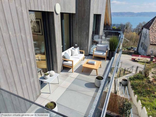 Attic flat with 4.5 rooms on sale in Concise 107 m² | dreamo. Ch