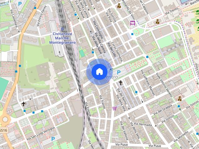 Attico arredato con terrazza tutto incluso