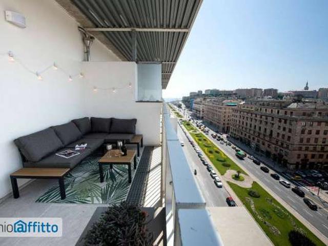 Attico arredato con terrazzo Foce