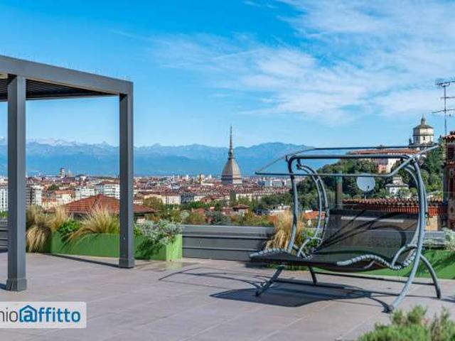 Attico arredato con terrazzo Torino