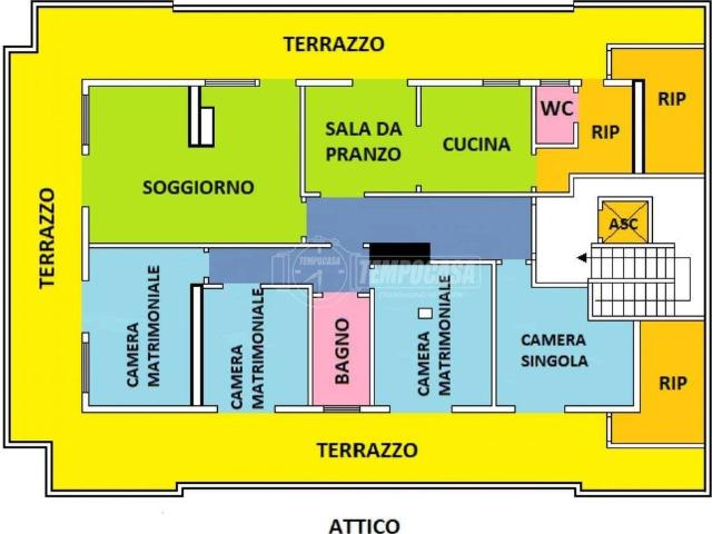 Attico di lusso in vendita Via Enrico Cialdini 3, Porto San Giorgio, Fermo, Marche