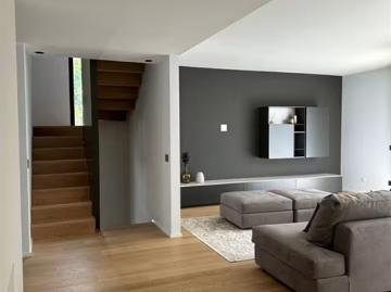 Attico duplex arredato, con terrazza vista lago in centro a Lugano