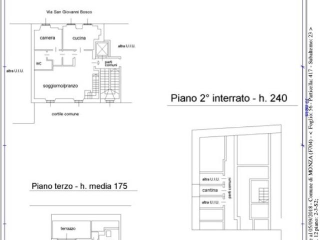 Attico / Mansarda in affitto a Monza MB