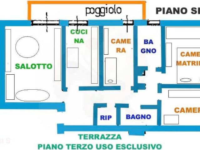 Attico / Mansarda in affitto a Ponte San Nicolò PD