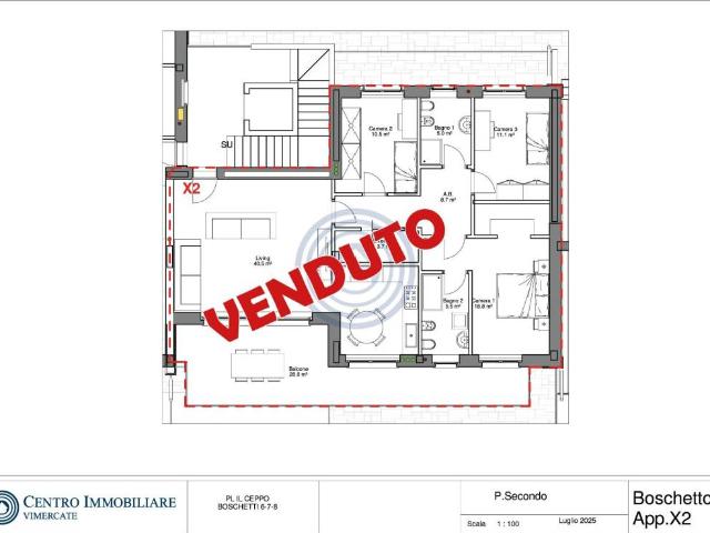 Attico / Mansarda in vendita a Bernareggio MB