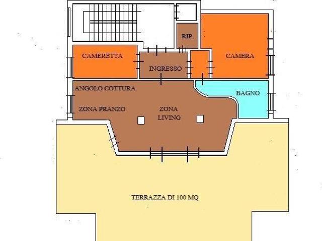 Attico / Mansarda in vendita a Carrara MS
