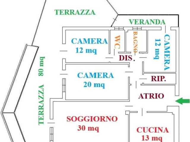 Attico / Mansarda in vendita a Udine UD