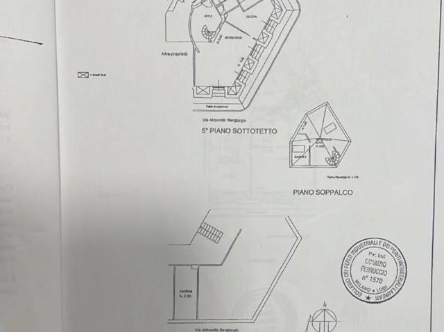 Attico via Abbondio Sangiorgio, Arco della Pace, Milano
