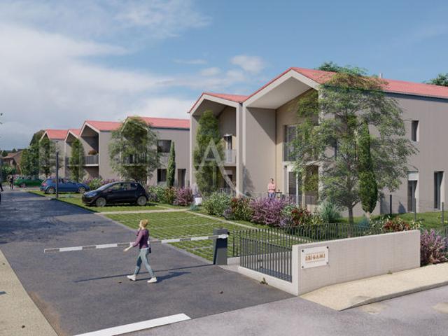 Attignat centre village T3 neuf avec jardin privatif
